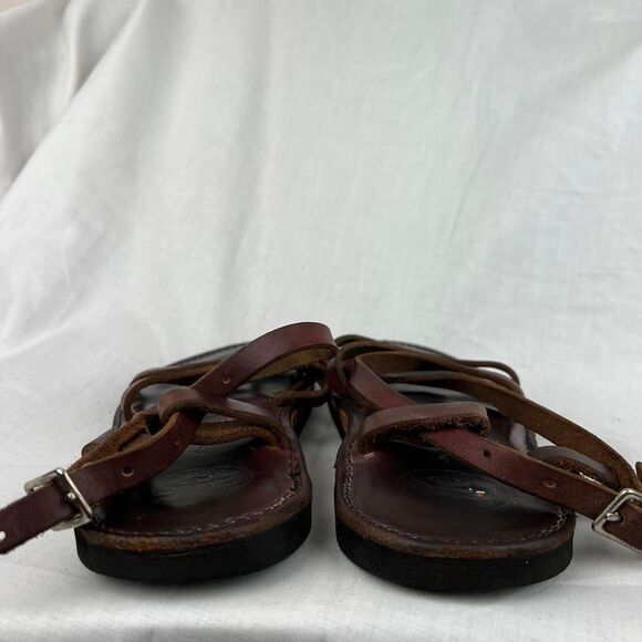 The Original Style Piper Sandal Brown leather  with adjustable straps Size 4 - Picture 4 of 7
